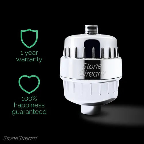 Chrome Hard Water shower filter Add-on