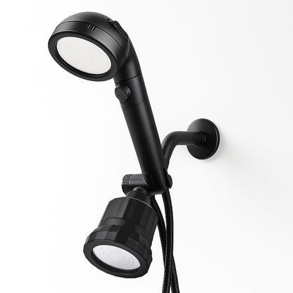Black Ecopower Shower Head