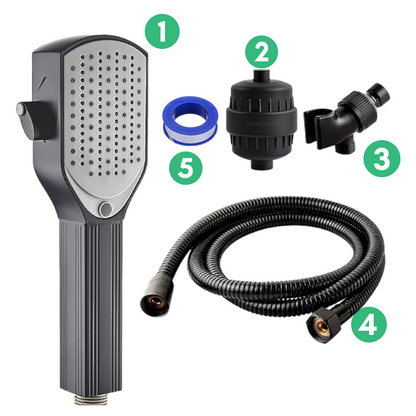 Detangler Comb Shower Head