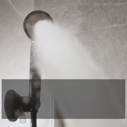 Black Ecopower Shower Head