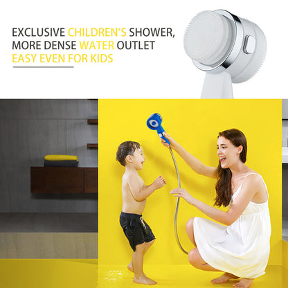 Eco-friendly hand-held showerhead spraying water
